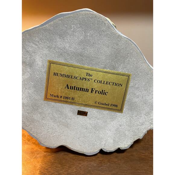 Goebel Hummelscapes Collection “Autumn Frolic” 1998 Figurine. Read Details - Picture 10 of 10